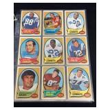 (45) 1970 Topps Football Cards