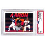 1991 UD Heroes Hank Aaron Checklist #19-27 PSA 7