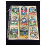 (45) 1970 Topps Football Cards