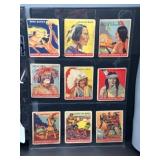 (9) 1933 Goudey Indian Gum Cards