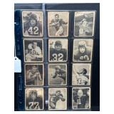(14) 1948 Bowman Football Cards