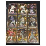 9 Bowman Chrome Gold Refractor Cards /50
