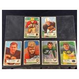 (6) 1954 Bowman Football Short Prints