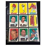 (9)1964 Topps Football Trading Cards