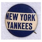 Vintage New York Yankees Button Pin