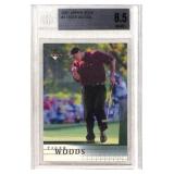 2001 Upper Deck #1 Tiger Woods Graded BGS 8.5