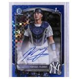 Bowman Chrome Rafael Flores Auto Card