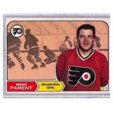 1968 Bernie Parent Philadelphia Flyers Card