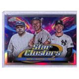 Topps Chrome Star Clusters' Baseball Card