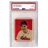 1949 Bowman Lou Boudreau Baseball Card #11 PSA 4