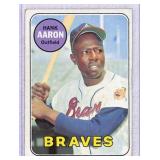 1969 Topps Hank Aaron Baseball Card #100