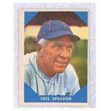 1960 Fleer Tris Speaker #10 Baseball Card