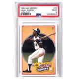 1991 Upper Deck Heroes Hank Aaron #23 PSA 9