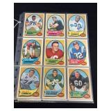 (45) 1970 Topps Football Card Collection