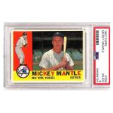 1960 Topps Mickey Mantle #350 Baseball Card, PSA 4