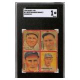 1935 Goudey 4-in-1 #J1 Babe Ruth SGC 1