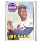 1969 Hank Aaron Topps Baseball Card #100