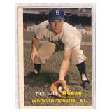 Topps 1957 Pee Wee Reese Baseball Card #30