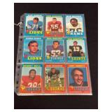 (45) 1971 Topps Football Trading Cards