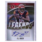 2025 Panini Absolute Football A.J. Green Auto 2/10