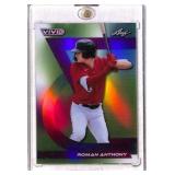 2021 Leaf Vivid Roman Anthony Baseball Card, #3/4