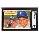 1956 Topps #260 Pee Wee Reese SGC 7