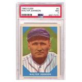 1960 Fleer Walter Johnson Graded PSA 7