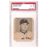 1948 Bowman Johnny Mize Baseball Card PSA 4