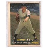 1957 Topps Whitey Ford Baseball Card #25