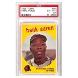 1959 Topps Hank Aaron #380 Baseball Card PSA 6