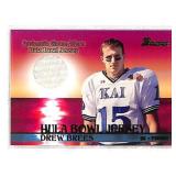 2001 Bowman Drew Brees Hula Bowl Jersey Card