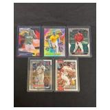 Five Roman Anthony Rookie Baseball Cards