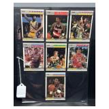 1987 Fleer Basketball Cards (7) HOF Players