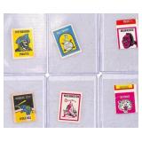 (6) 1962 Topps Team Stamps