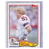 1982 Topps Steve Nelson Auto