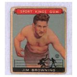 1933 Sport Kings Gum Jim Browning Card No. 41