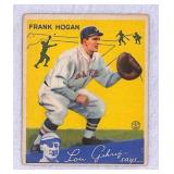 1934 Goudey Frank Hogan Baseball Card