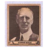 1940 Play Ball Connie Mack Baseball Card