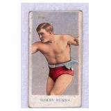 1910 American Caramel Tommy Burns Boxing Card