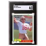 1981 Topps #216 Joe Montana Rookie Card - SGC 6