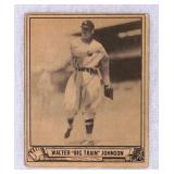 1940 Play Ball Walter Johnson Crease Free