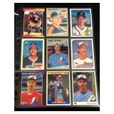 9 Baseball Rookie Cards HOF