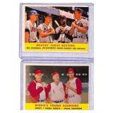 1959 Topps Baseball Cards #351 and #386
