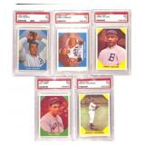 (5) 1960 Fleer PSA 7 Graded Cards