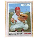 1970 Topps Johnny Bench Baseball Card #660