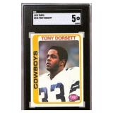 1978 Topps #315 Tony Dorsett RC SGC Graded 5