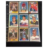(9) Baseball Rookie Cards