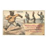 19th-Century Trade Card Wheeler & Wilson