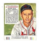 1953 Red Man Tobacco Red Schoendienst with Tab