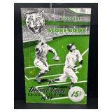 1957 Detroit Tigers Official Scorebook